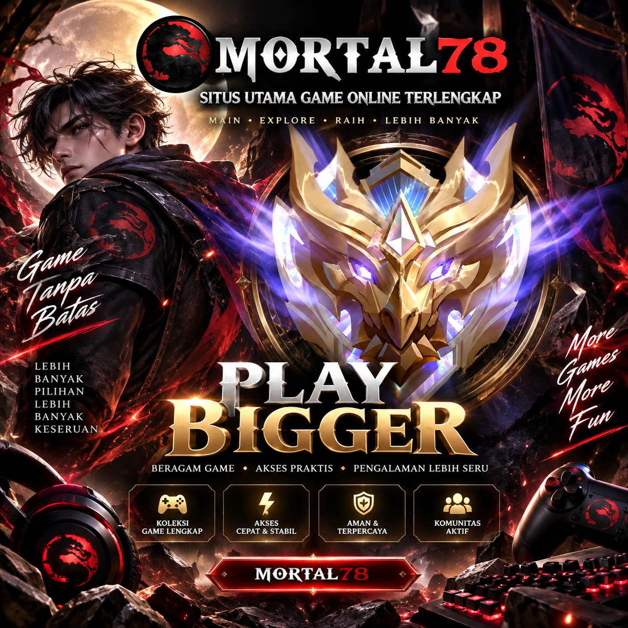 MORTAL78 - Link Game Online dengan Tema Keindahan dan Menawan